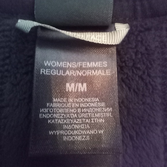 The North Face Womens M Morning Glory Full Zip Black Lightweight Fleece Jacket - Picture 9 of 15